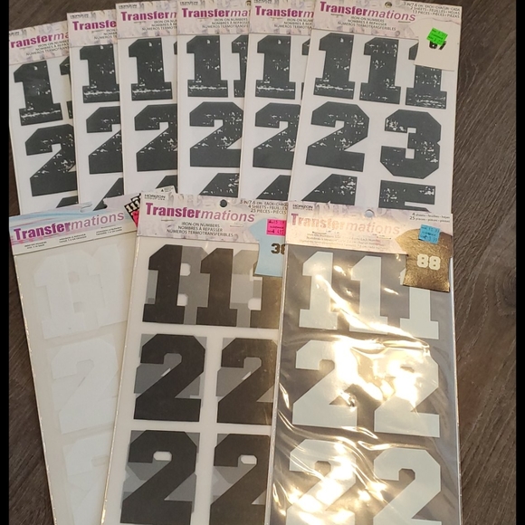 32 Packs Iron On Letters Numbers Huge Assortment - Picture 5 of 6